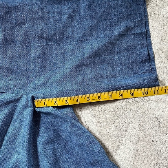 Adidas Blue Heathered Athletic Golf Shorts Men’s Size 35 Rubberized Waist Grips - Picture 9 of 9